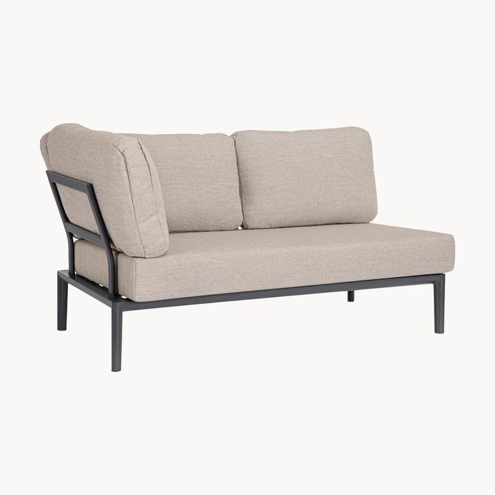 Modular Corner Garden Sofa Gerald (2-seater), Beige