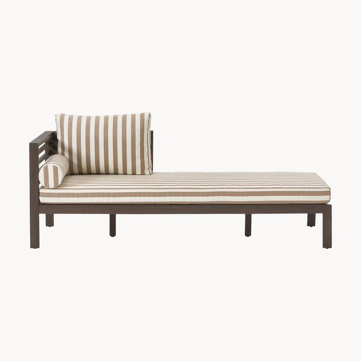 Acacia Wood Garden Daybed Bo, Beige,Brown